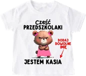 Koszulki dla dziewczynek - Koszulka dla dziewczynki do przedszkola - miniaturka - grafika 1