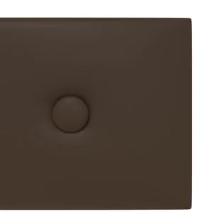 vidaXL Panele ścienne, 12 szt, brąz, 60x15 cm, sztuczna skóra, 1,08 m² 343987 - Panele ścienne i boazeria - miniaturka - grafika 7