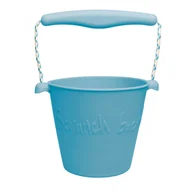 Zabawki do piasku - Funkit world Składane Wiaderko do Wody i Piasku Scrunch Bucket - Petrol - miniaturka - grafika 1