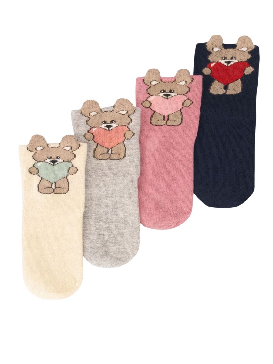 Skarpetki dziewczęce skarpety dziecięce bawełniane długie 4PAK 35-38 MYWAY