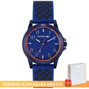 Zegarek Dziecięcy Zegarek Lacoste Rider 2020148 granatowy z cyframi arabskimi - Zegarki damskie - miniaturka - grafika 1