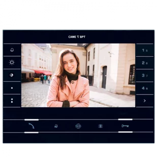 Came Bezsłuchawkowy panel wewnętrzny wideo FUTURA X1 BK - Akcesoria do domofonów i wideodomofonów - miniaturka - grafika 1
