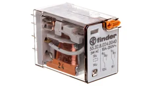 Finder Przekaźnik 2CO 10A 24V AC 55-32-8-024-0040 - Sterowniki i przekaźniki - miniaturka - grafika 2