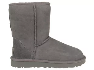 UGG, Buty damskie, Classic Short II, szary, rozmiar 37 - Botki damskie - miniaturka - grafika 1