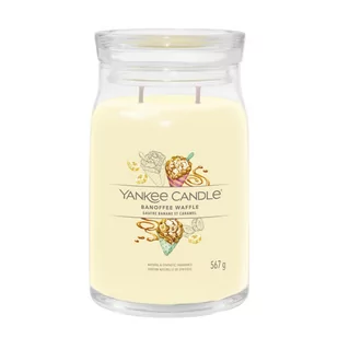 Yankee Candle Signature Świeca Zapachowa Duża Banoffee Waffle - Świece - miniaturka - grafika 1