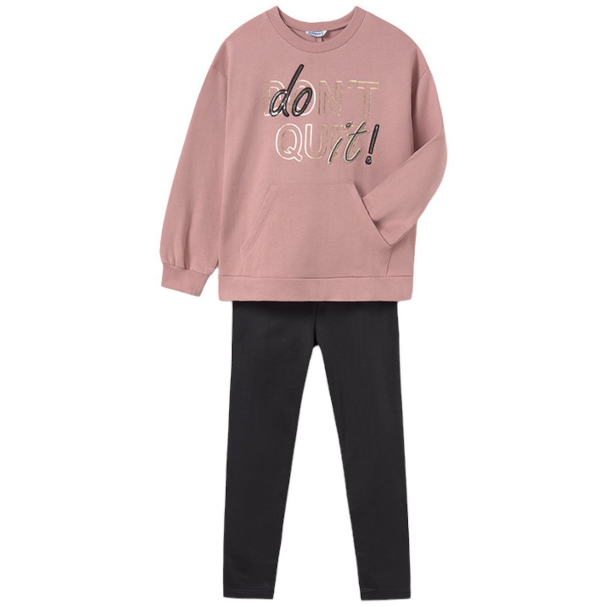 Mayoral - Compl. 2 Pz Rosa/nero 23 7553
