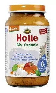 Holle Obiadek Risotto warzywne po 8 miesiącu 220 g Bio - Dania dla dzieci - miniaturka - grafika 1