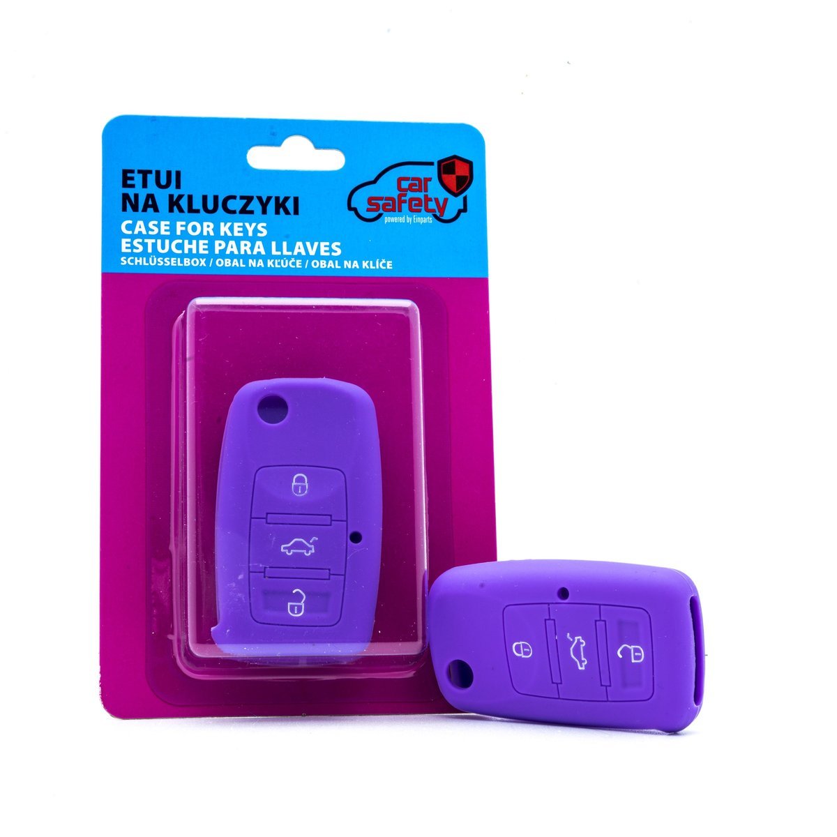 CARSAFETY ETUI SILIKONOWE NA KLUCZYK DO SEAT ALTEA TOLEDO VOLKSWAGEN TOURAN