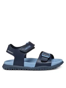 Geox Sandały J Fusbetto Bo J35HMA 000BC C4250 M Granatowy - Buty dla chłopców - miniaturka - grafika 1
