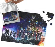 Puzzle - PUZZLETRADYCYJNE - AVENGERS WZORY Z BAJEK I GIER PREZENT 192el + WORECZEK - miniaturka - grafika 1
