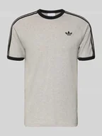 Koszulki męskie - T-shirt z wyhaftowanym logo - miniaturka - grafika 1