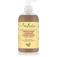 Szampony do włosów - Shea Moisture Jamaican Black Castor Oil Strengthen & Restore odżywka wzmacniająco-odnawiająca szampon do zmęczonych włosów i skóry głowy 384 ml - miniaturka - grafika 1