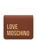 Portfele - LOVE MOSCHINO Mały Portfel Damski JC5612PP1NKD0312 Brązowy - miniaturka - grafika 1