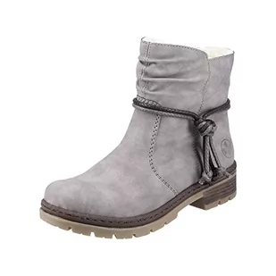 Rieker Damskie sztyblety Y7463, Szary Grey 40 40, 42 EU - Botki damskie - miniaturka - grafika 1