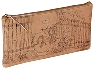 Piórniki - Clairefontaine 813019C - Asterix etui na długopisy płaskie 11x22 cm piórnik saszetka, wykonane z PU, z motywem szkicu Asterix i Obelix - miniaturka - grafika 1