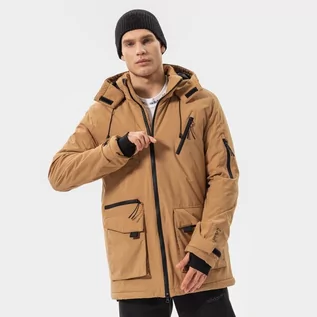 Kurtki męskie - Confront KURTKA ZIMOWA TECH CITY JACKET BEIGE CF321KUM19001 - grafika 1