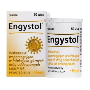 Heel Engystol, 50 tabletek - Przeziębienie i grypa - miniaturka - grafika 1