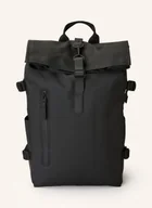 Torby na laptopy - Rains Plecak Rolltop Large Z Przegrodą Na Laptop schwarz - miniaturka - grafika 1