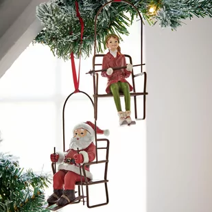 Zawieszka, zestaw 2 szt. Ponta - Ozdoby bożonarodzeniowe - miniaturka - grafika 1