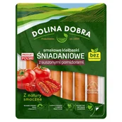 Kiełbasa i wędliny - Dolina Dobra Smakowe kiełbaski śniadaniowe z suszonymi pomidorami 200 g - miniaturka - grafika 1