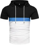 Koszulki męskie - Koszulka męska t-shirt z kapturem Recea - miniaturka - grafika 1