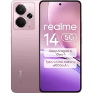 Telefony komórkowe - Realme 14 5G 8/256GB Różowy - miniaturka - grafika 1