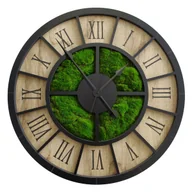 Zegary - Zegar ścienny Ben Green Clock śr. 57 cm - miniaturka - grafika 1