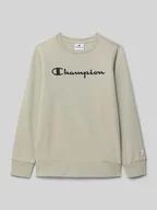 Swetry dla chłopców - Bluza z nadrukiem z logo - miniaturka - grafika 1