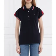 Koszulki i topy damskie - Tommy Hilfiger Polo | Regular Fit - miniaturka - grafika 1