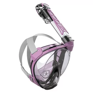 Cressi Duke Dry Full Face Mask Clear/Pink S/M - Sprzęt do nurkowania - miniaturka - grafika 1