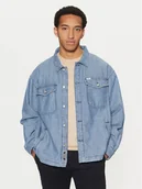 Kurtki męskie - Guess Kurtka jeansowa M5RN30 D5KW1 Niebieski Regular Fit - miniaturka - grafika 1