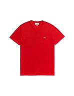 Koszulki męskie - Lacoste T-shirt męski, rouge, 3XL - miniaturka - grafika 1
