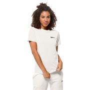 Koszulki i topy damskie - Damska koszulka Jack Wolfskin ESSENTIAL T W white - XS - miniaturka - grafika 1