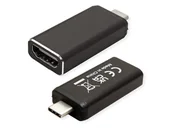 Adaptery i przejściówki - VALUE 12.99.3227 zmieniacz płci / kabli USB Type C HDMI Czarny 12.99.3227 - miniaturka - grafika 1