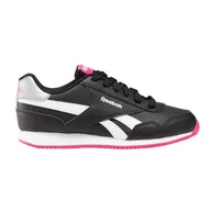 Buty dla dziewczynek - Reebok Royal CL Jog 3.0 buty do biegania, czarne/BOLDPINK/białe, 35, Czarny pogrubiony różowy biały, 2 UK - miniaturka - grafika 1