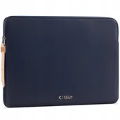 Torby na laptopy - Pokrowiec Tech-Protect Fleece Laptop 13-14 Navy Blue - miniaturka - grafika 1