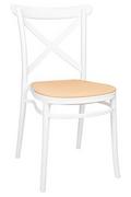 Krzesła - Krzesło Country Białe Salon/Kuchnia/Jadalnia Retro - miniaturka - grafika 1