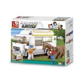 Klocki - Sluban Klocki - Farma pojazd z końmi 170 el. - miniaturka - grafika 1