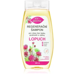 Bione Cosmetics Burdock szampon regenerujący do nabłyszczania i zmiękczania włosów 260 ml - Szampony do włosów - miniaturka - grafika 1