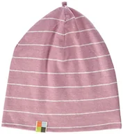 Czapki dla dzieci - loud + proud Dziewczęce paski z lnu, certyfikat GOTS czapka, Aster, 62/68, Aster - miniaturka - grafika 1