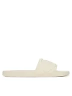 Klapki i japonki damskie - Calvin Klein Jeans Japonki Slide Pu Hf Mg YW0YW01879 Écru - miniaturka - grafika 1