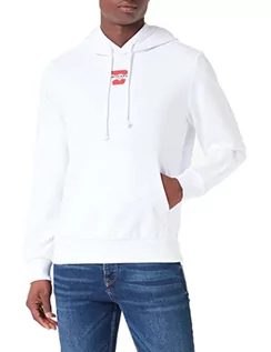 Bluzy męskie - Diesel Męska bluza z kapturem S-Gymnastik Hood-K33, 100-0 godzin, XS, 100-0 godzin, XS - grafika 1