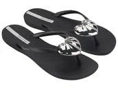 Klapki i japonki damskie - Klapki japonki damskie czarne z sercem basenowe Ipanema 83590-AS032-37 - miniaturka - grafika 1