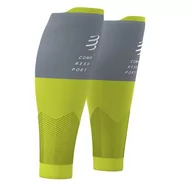 Pozostała odzież dla rowerzystów - Opaski kompresyjne COMPRESSPORT R2V2 GREY/LIME - T4 (42-46cm) - miniaturka - grafika 1