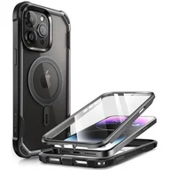 Etui i futerały do telefonów - Oryginalne Etui APPLE IPHONE 15 PRO MAX SupCase IBLSN Ares MagSafe czarne - miniaturka - grafika 1
