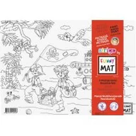 Zabawki kreatywne - Mata na stół do kolorowania wymazywalna 25x35 cm Piraci Strigo PILOT SFU1353 - miniaturka - grafika 1