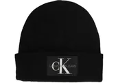 Czapki damskie - Calvin Klein Jeans Czapka K50K506246 one size Monologo Patch Non-Rib Beanie - miniaturka - grafika 1