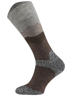 Skarpety trekkingowe ALASKAN MOOSE Heavy Weight, grube i ciepłe 80% MERINO, outdoorowe - Vulcanic Ash 39-42 - Skarpetki męskie - miniaturka - grafika 1
