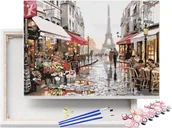 Malowanie po numerach - Malowanie po numerach Uliczka w Paryżu Blejtram / beliart - miniaturka - grafika 1
