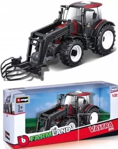 Valtra N174 Z Pługiem Bburago, Bburago - Samochody i pojazdy dla dzieci - miniaturka - grafika 1